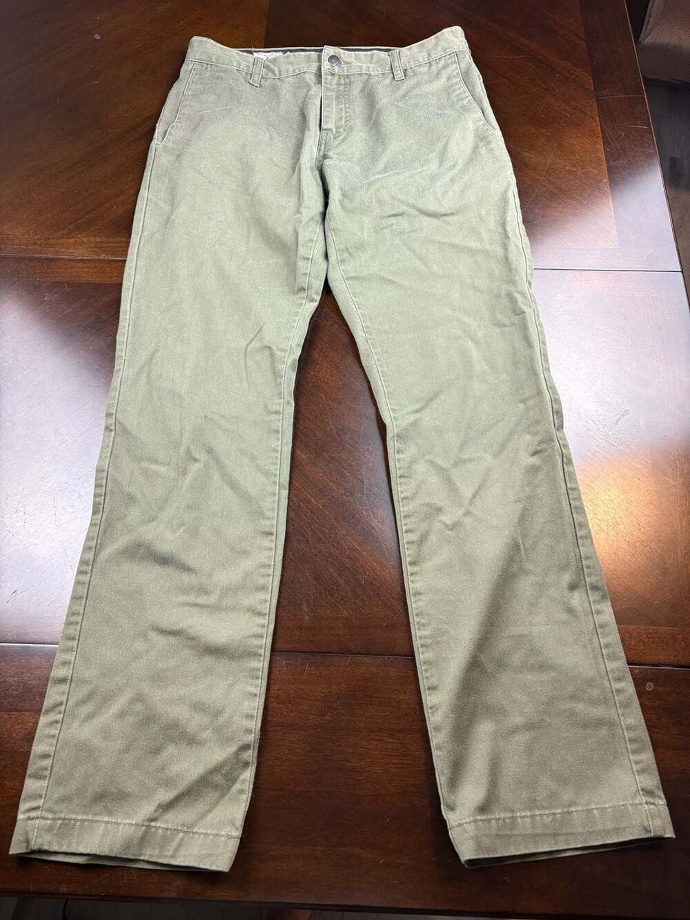 Volcom Frickin Modern Chino Pants Men’s 30 Green Olive Straight Skate Workwear